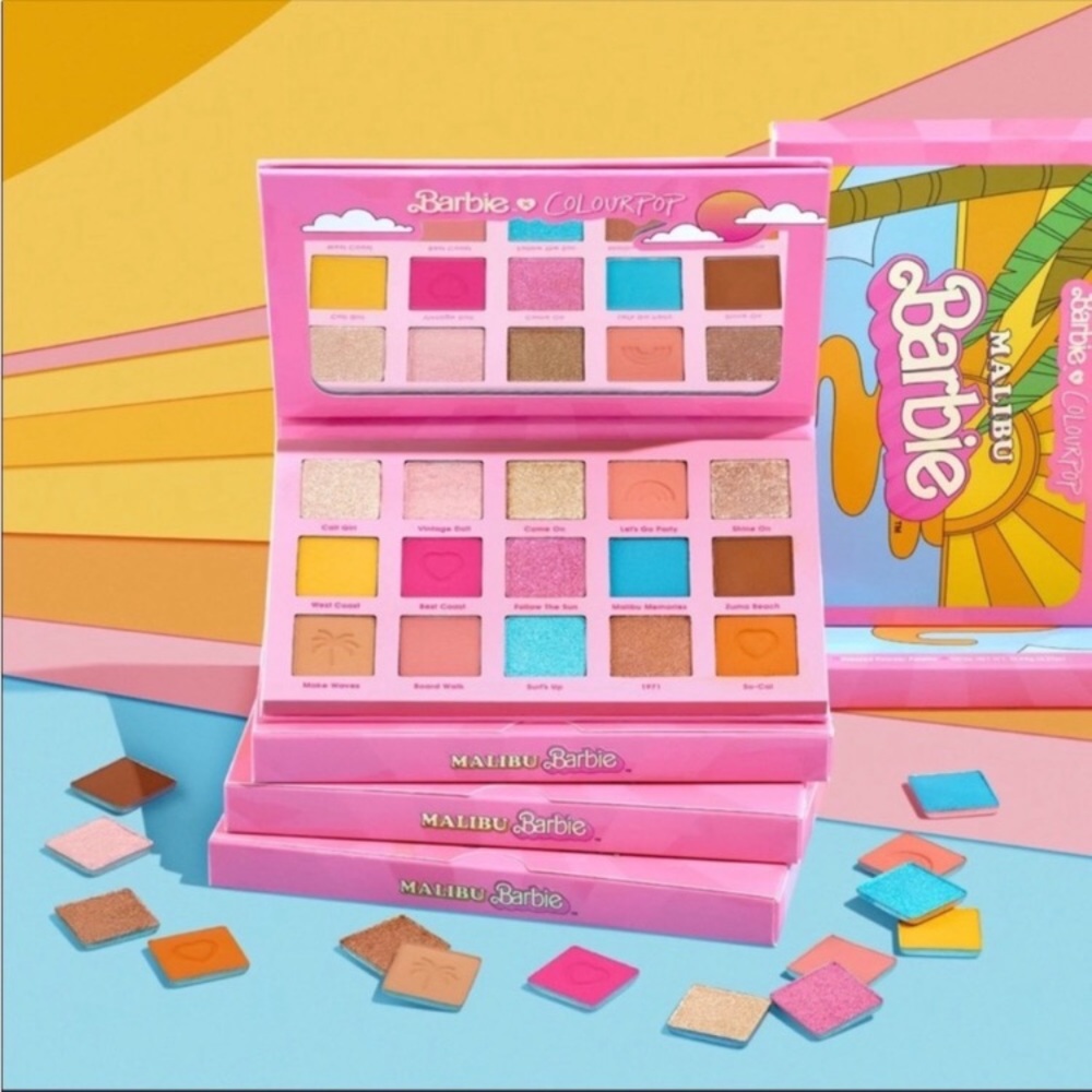 Colourpop MALIBU BARBIE eyeshadow palette NEW BNIB